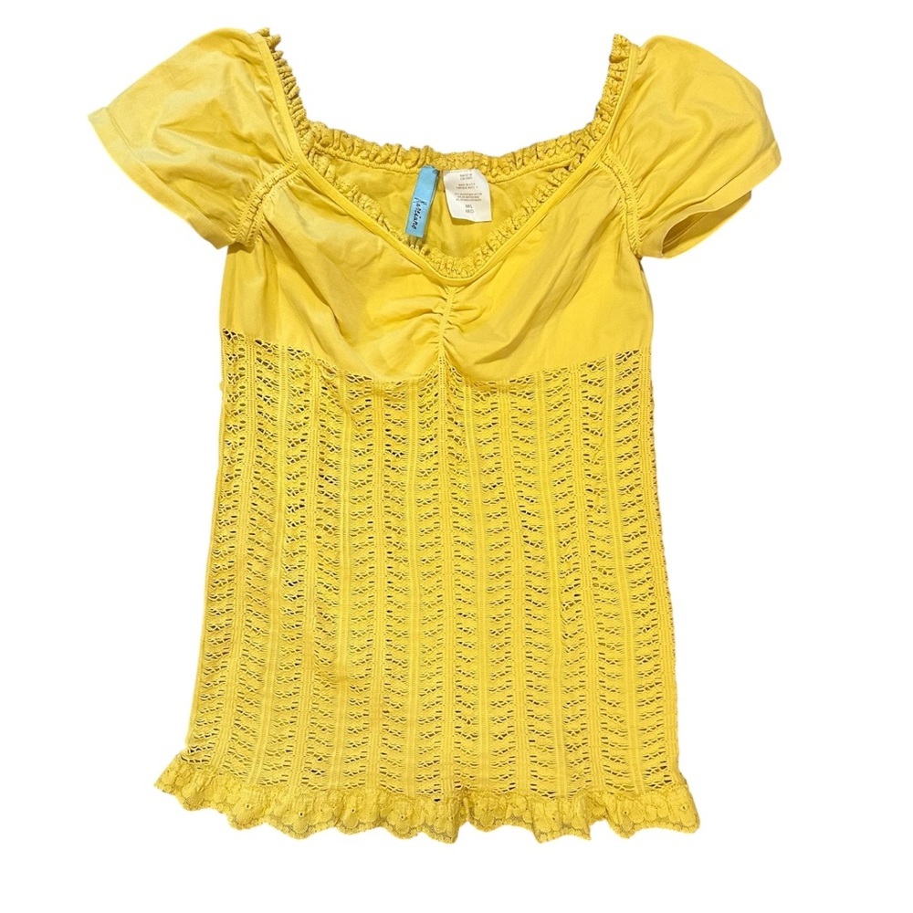 Marciano Y2K Yellow Women's Top